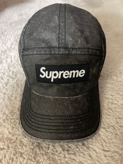 Supreme Glitter Cordura Camp Cap "Black"