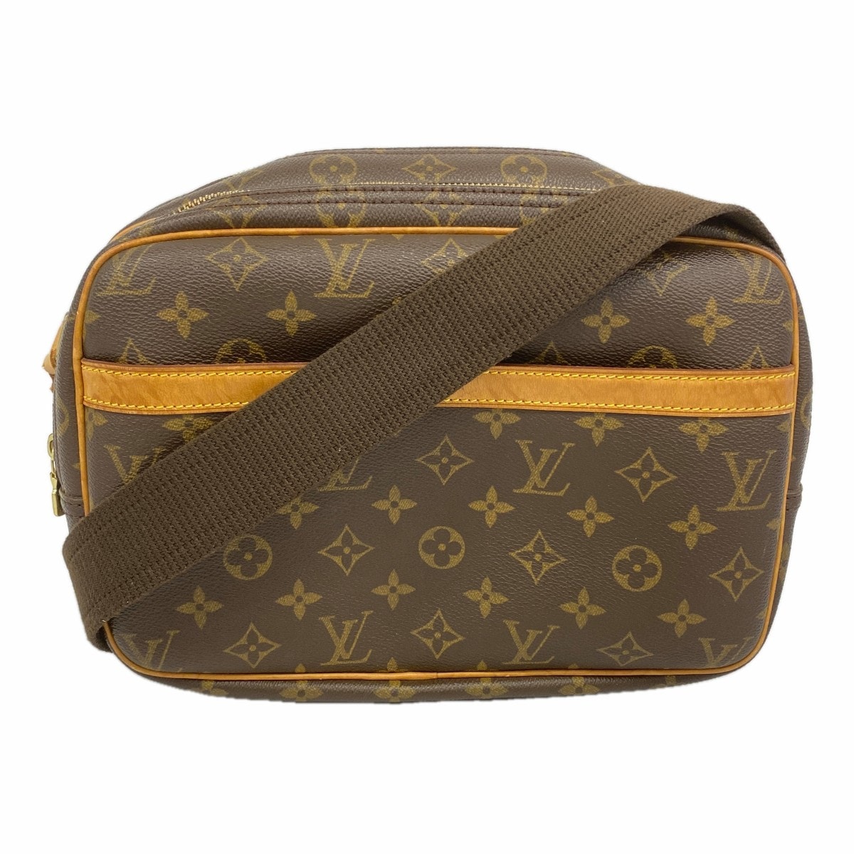 【6dd4803】ルイヴィトン ショルダーバッグ モノグラム リポーターPM M45254 ブラウン【中古】レディース