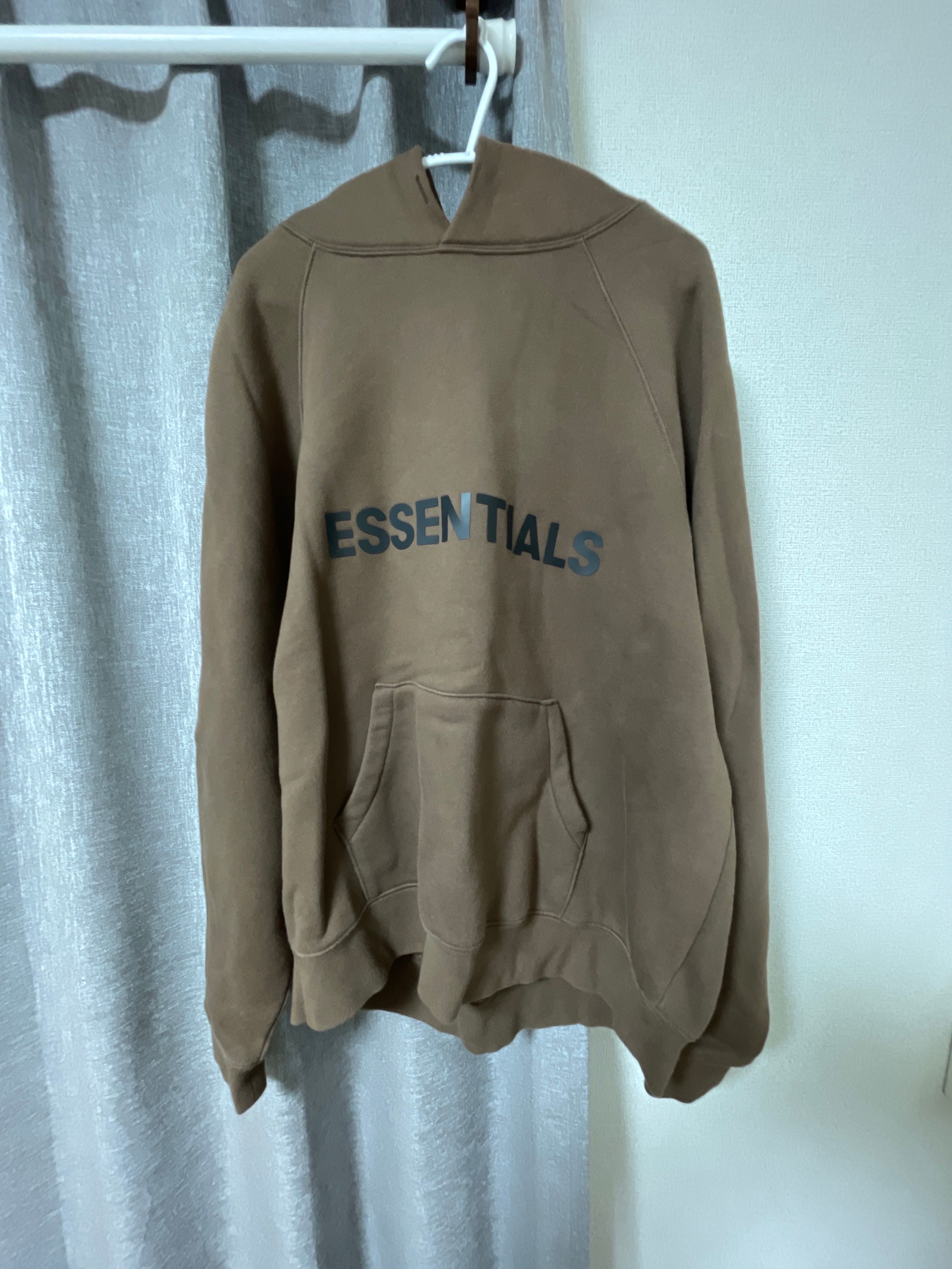 FEAR OF GOD ESSENTIALS / SSENSE 3D Silicon Applique Pullover Hoodie "Rain Drum"