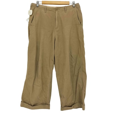 24ss 1940'sディテール ワイドチノパンツ【1143443603045】