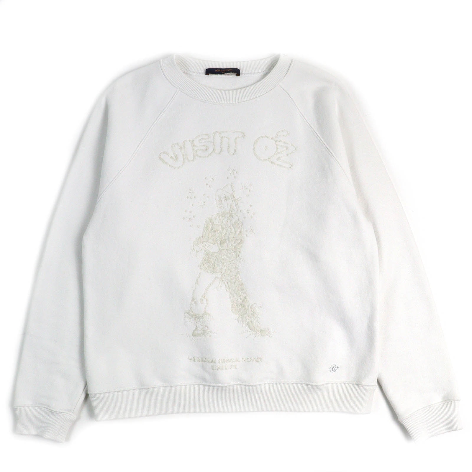 Louis Vuitton Scarcrow Embroidered Sweatshirt "White"