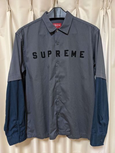 Supreme 2-Tone Work Shirt "Grey"