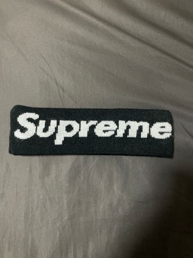 Supreme / New Era® Big Logo Headband "Black"
