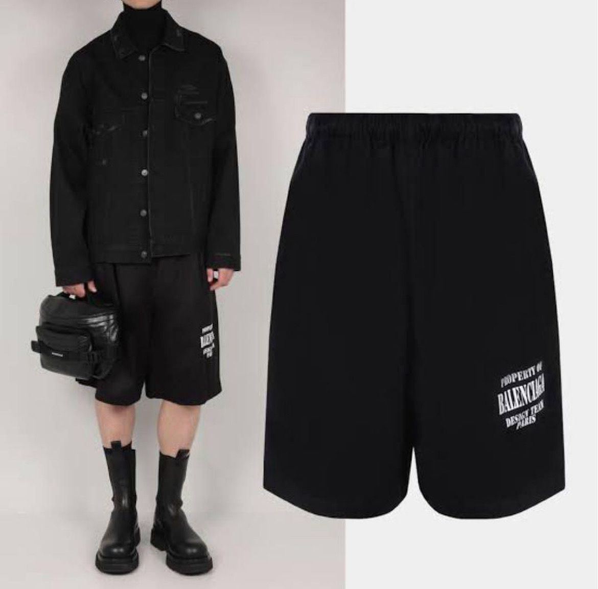 BALENCIAGA 22AW PROPERTY COTTON SHORTS 