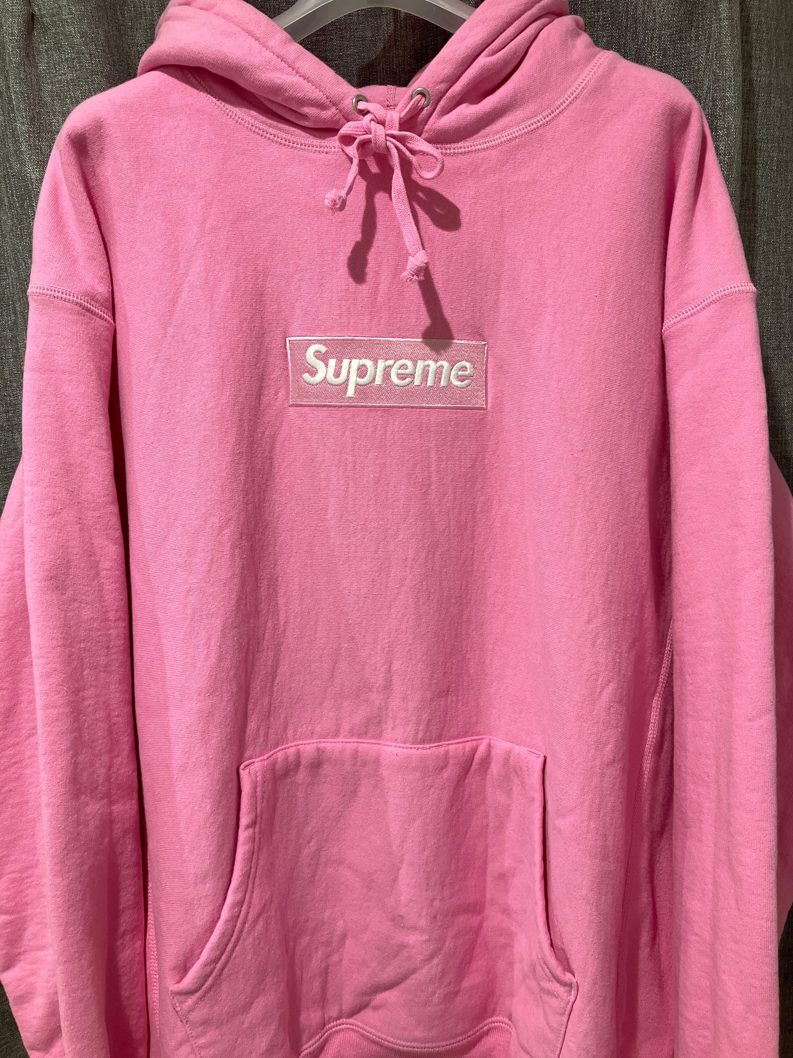 Supreme Box Logo Hooded Sweatshirt "Pink" (21FW)