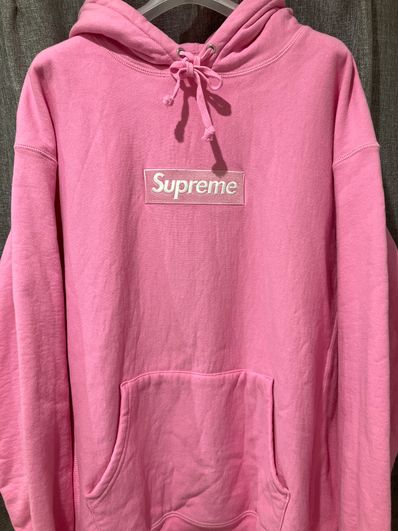 Supreme Box Logo Hooded Sweatshirt "Pink" (21FW)