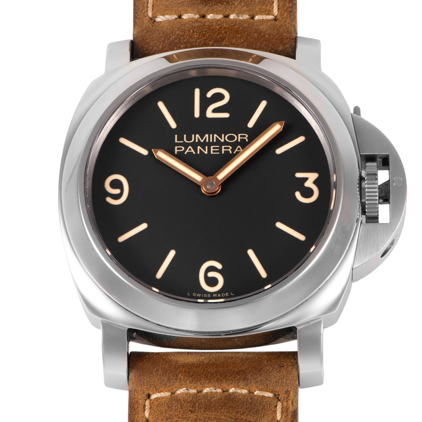OFFICINE PANERAI オフィチーネパネライ ルミノールベース ブティック限定 PAM00390 2000本限定 ステンレススチール【中古】
