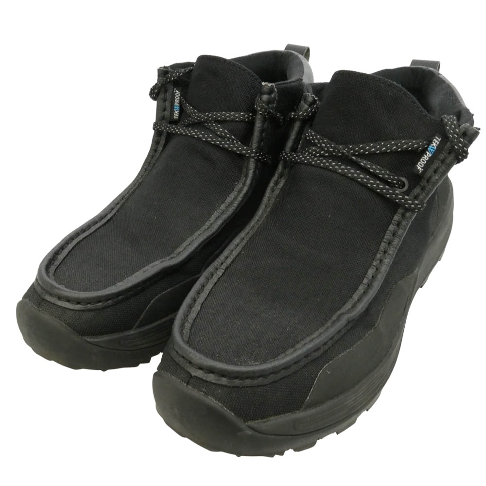 THE NORTH FACE ノースフェイス NF52240R Shuttle Moccasin WP シャトル モカシン ウォータープルーフ ミドルカット スニーカー ブラック系 26cm【中古】