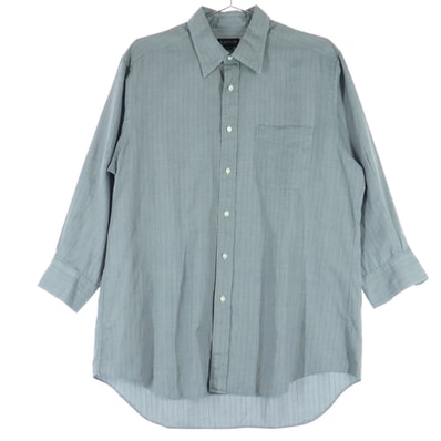 LANVIN COLLECTION ランバン コレクション オールド ストライプ 長袖 ワイシャツ グレー