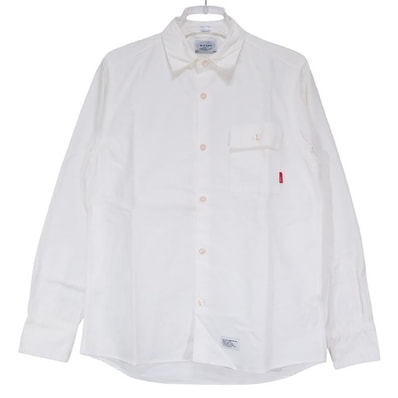 WTAPS ダブルタップス 12AW TRAD L/S/SHIRTS. COTTON.OXFORD 122SPDT-SHM04 トラッド ロングスリーブ シャツ コットン オックスフォード ホワイト サイズS 長袖