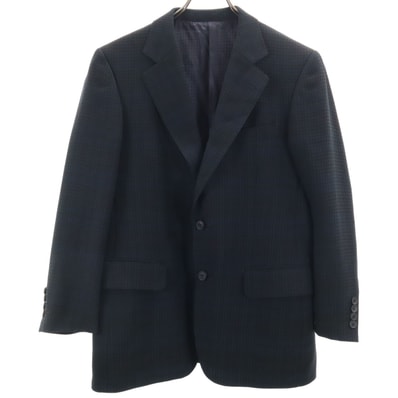 BURBERRY LONDON バーバリーロンドン 日本製 テーラードジャケット A4 ネイビー 三陽商会