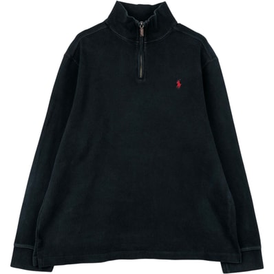 古着 ラルフローレン Ralph Lauren POLO by Ralph Lauren ハーフジップスウェットシャツ トレーナー メンズXL相当/eaa647577