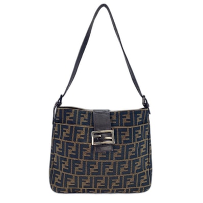 フェンディ FENDI ズッカ ショルダーバッグ キャンバス【中古】