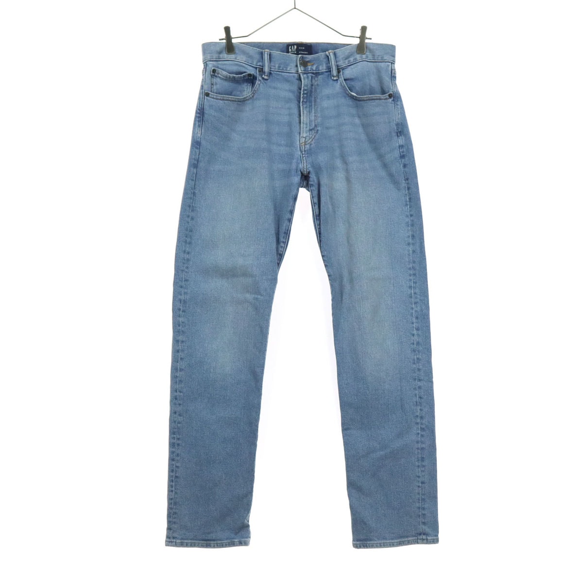 GAP ギャップ コットン ストレートデニムパンツ w31 ブルー系