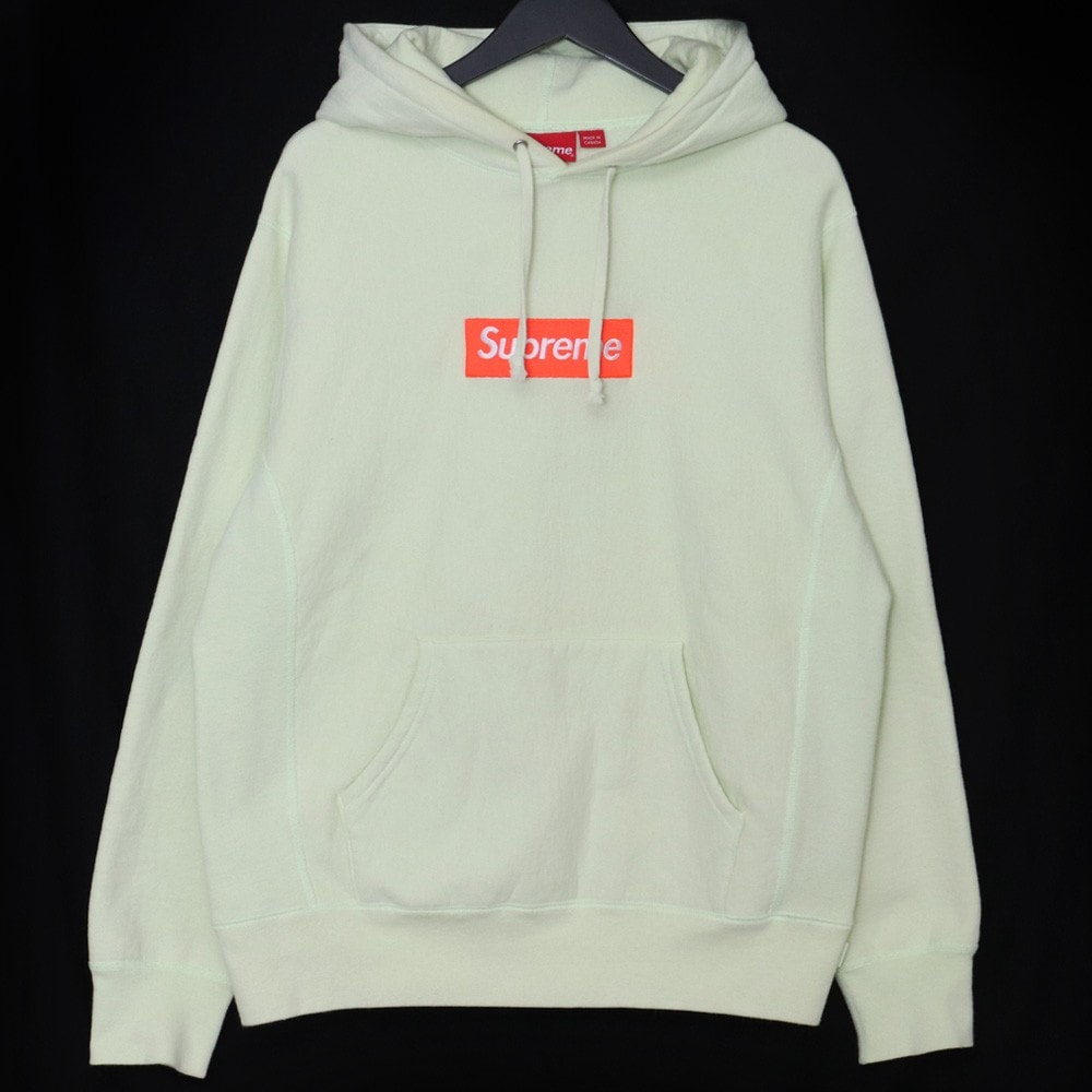 Supreme Box Logo Hooded Sweatshirt "Stone" (24FW)