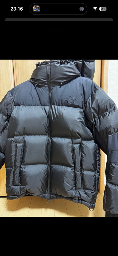 The North Face Windstopper Nuptse Hoody "Black"