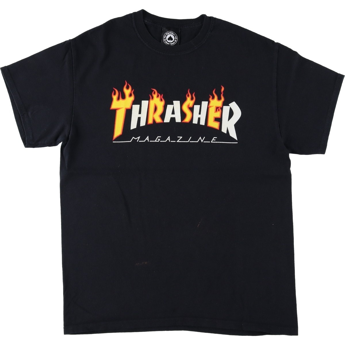 古着 スラッシャー THRASHER ファイヤーパターン ロゴプリントTシャツ メンズM相当/eaa647761