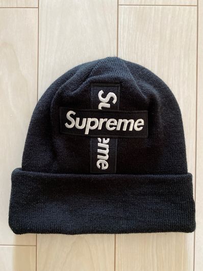Supreme New Era® Cross Box Logo Beanie "Black"
