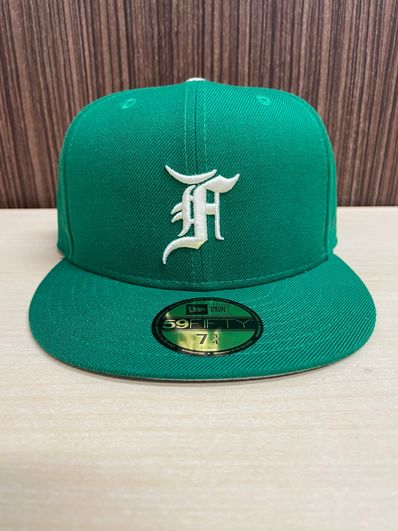 NEW ERA FEAR OF GOD ESSENTIALS 59FIFTY F LOGO Under Visor "Green"