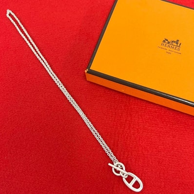 HERMES エルメス シェーヌダンクル アミュレット ネックレス シルバー925 ネックレス シルバー
12653