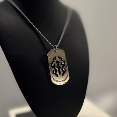 Chrome Hearts D Tag LRG Dagger "Silver"