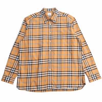 BURBERRY バーバリー 長袖シャツ サイズXXXL チェック柄 レギュラーカラーシャツ ブランド古着【中古】20260615/RA9835
