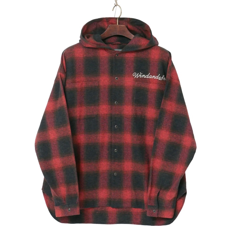 A (未使用に近い)】□美品□WIND AND SEA ウィンダンシー 長袖シャツ