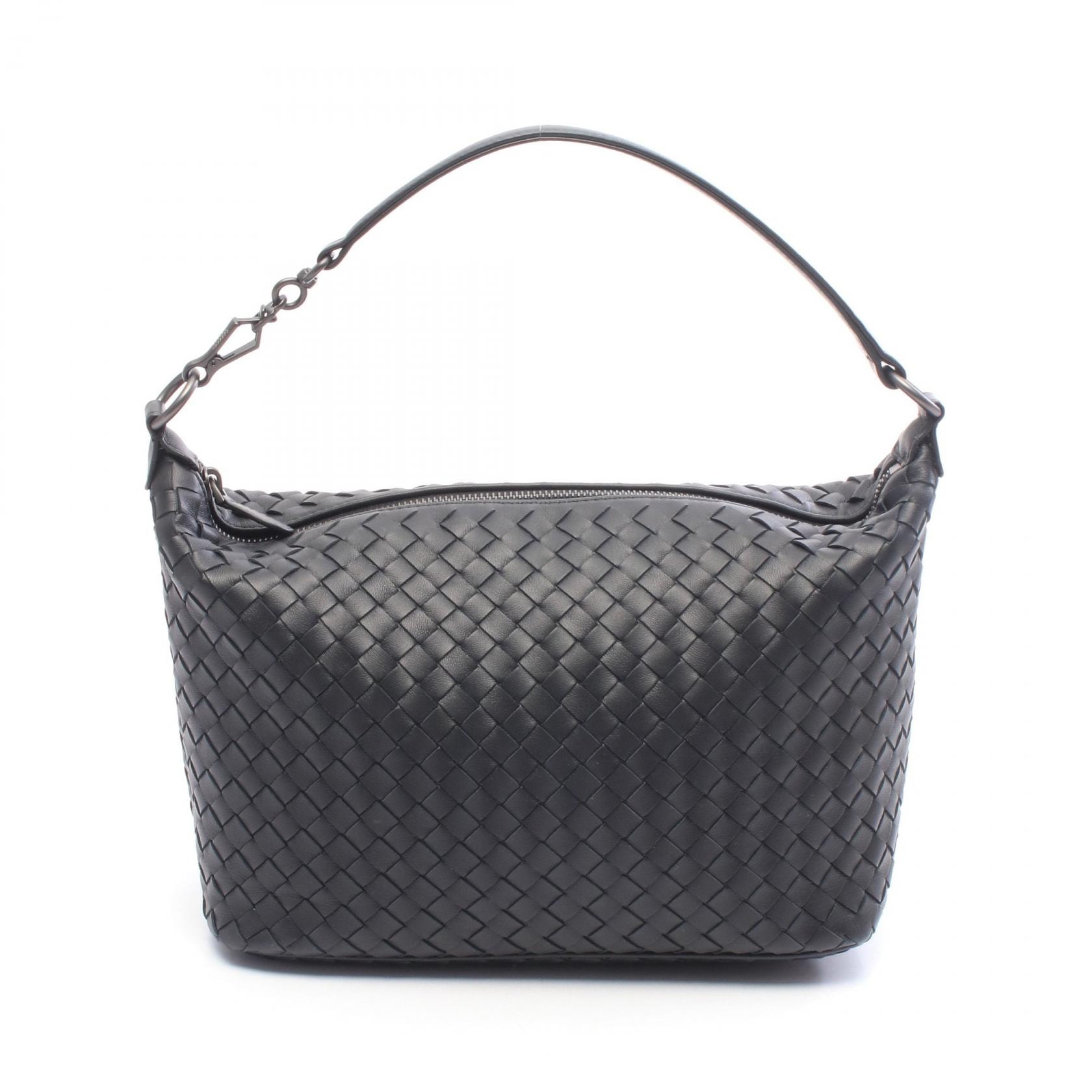 ボッテガヴェネタ BOTTEGA VENETA イントレチャート ハンドバッグ バッグ レザー レディース ブラック系 239988V3UN11275 【新品】