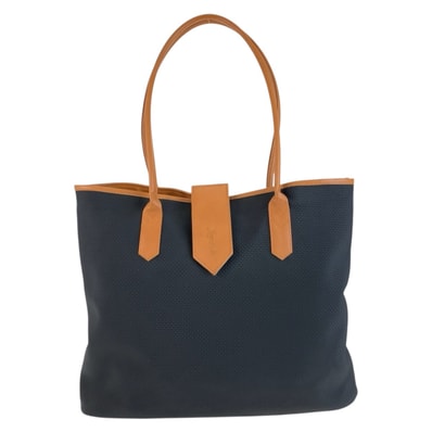 美品 YVES SAINT LAURENT イヴ サンローラン YSL ブラック 黒 ブラウン PVC トートバッグ ショルダーバッグ 603813 【中古】