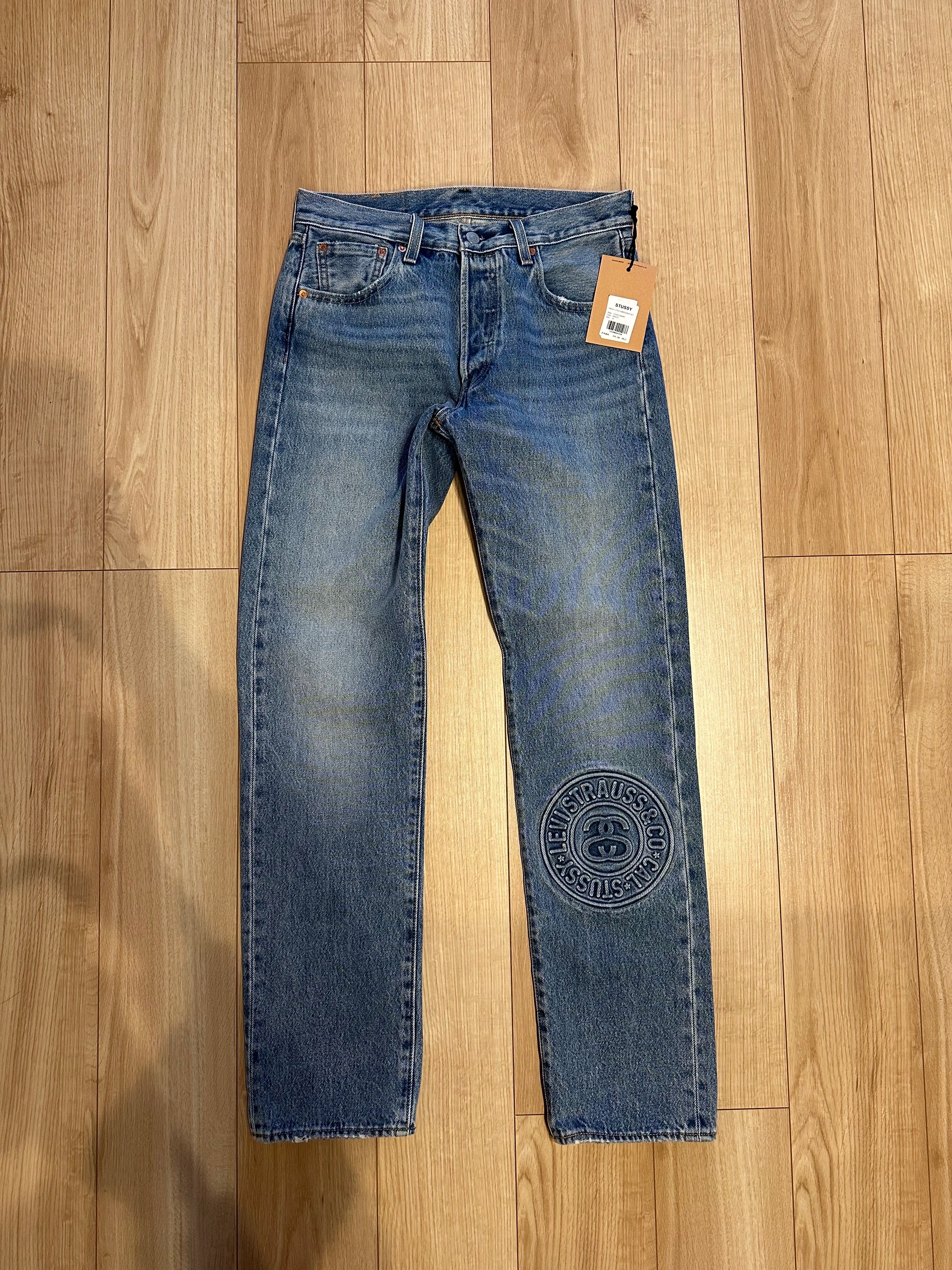 Stussy × LEVI'S Embossed 501 "Denim" A52180000