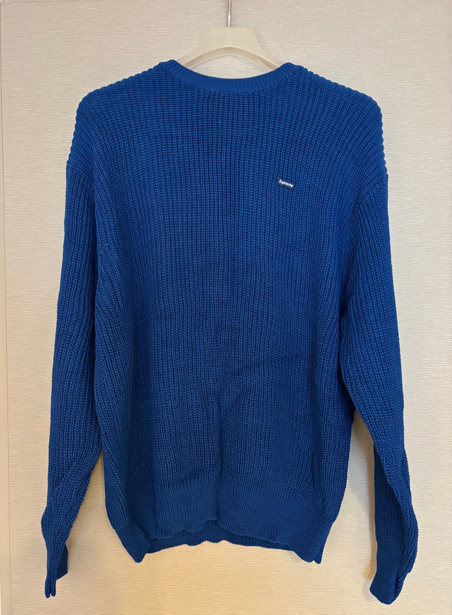 Supreme Small Box Ribbed Sweater "Royal"