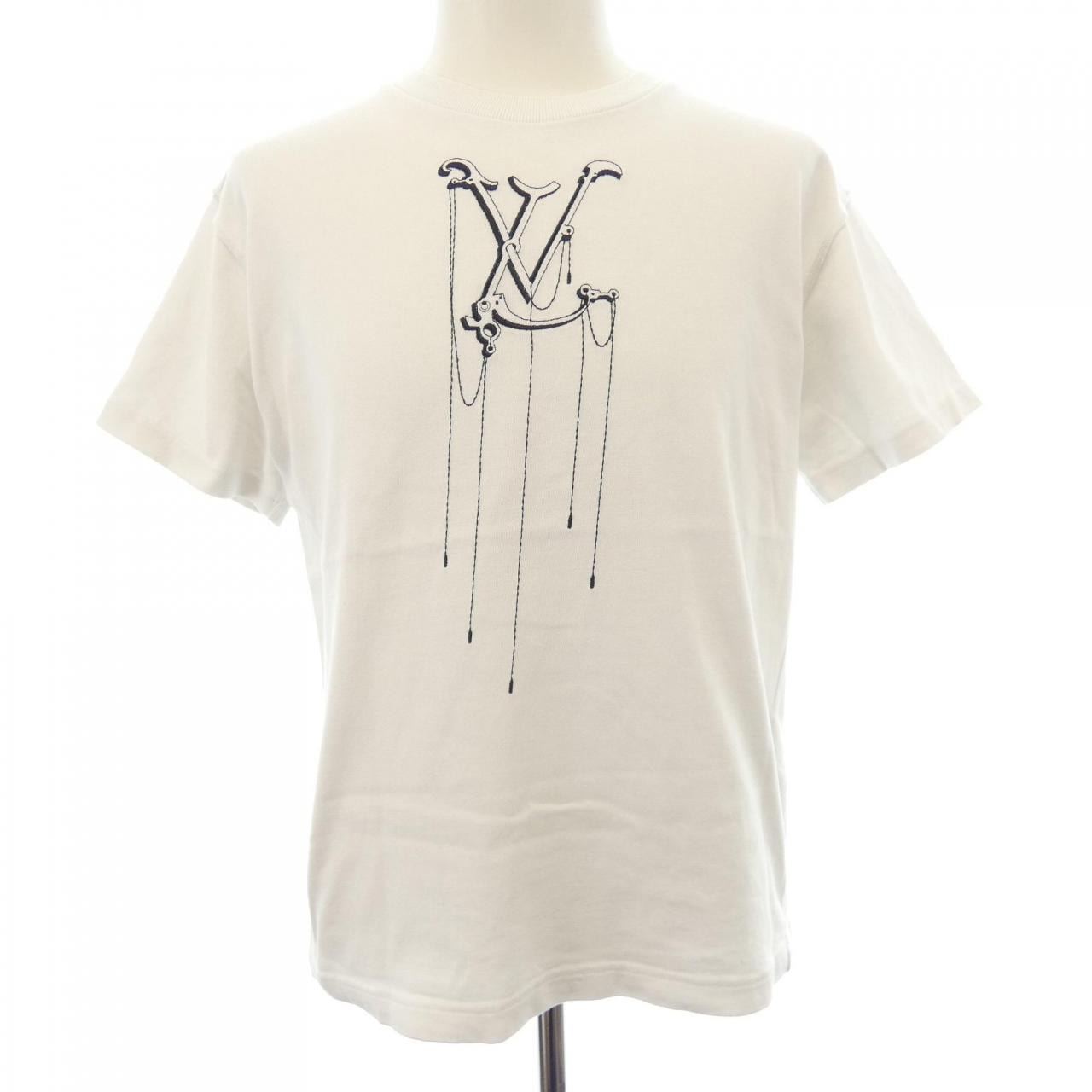 ルイヴィトン LOUIS VUITTON LVペンダント エンブロイダリー HIY12WJYH Tシャツ