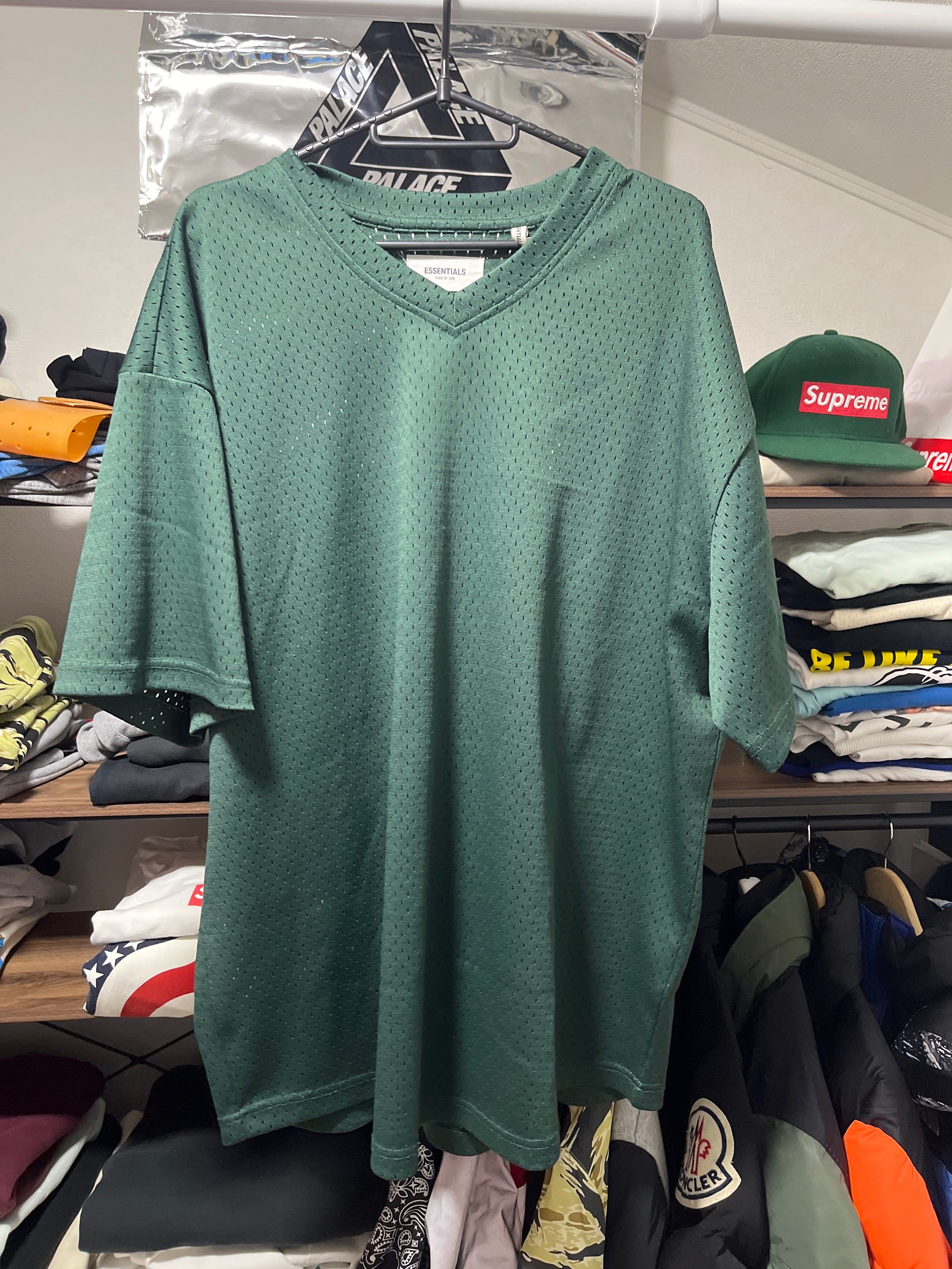 FEAR OF GOD Essentials Mesh T-Shirt "Green"