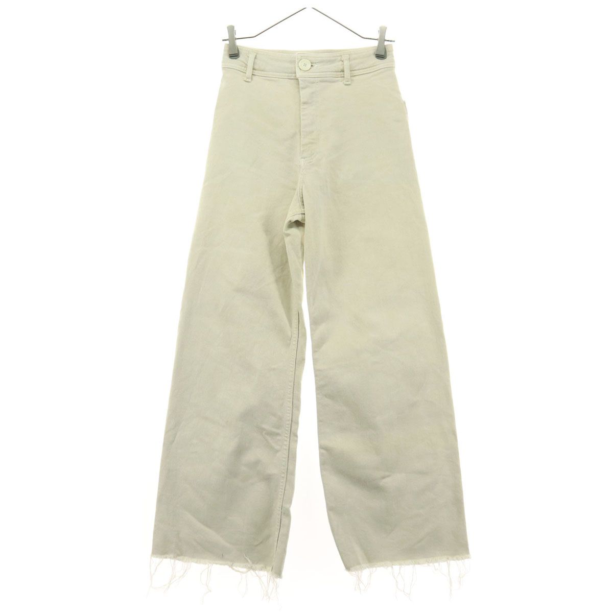 美品 ZARA ザラ デニムパンツ W34 ホワイト
