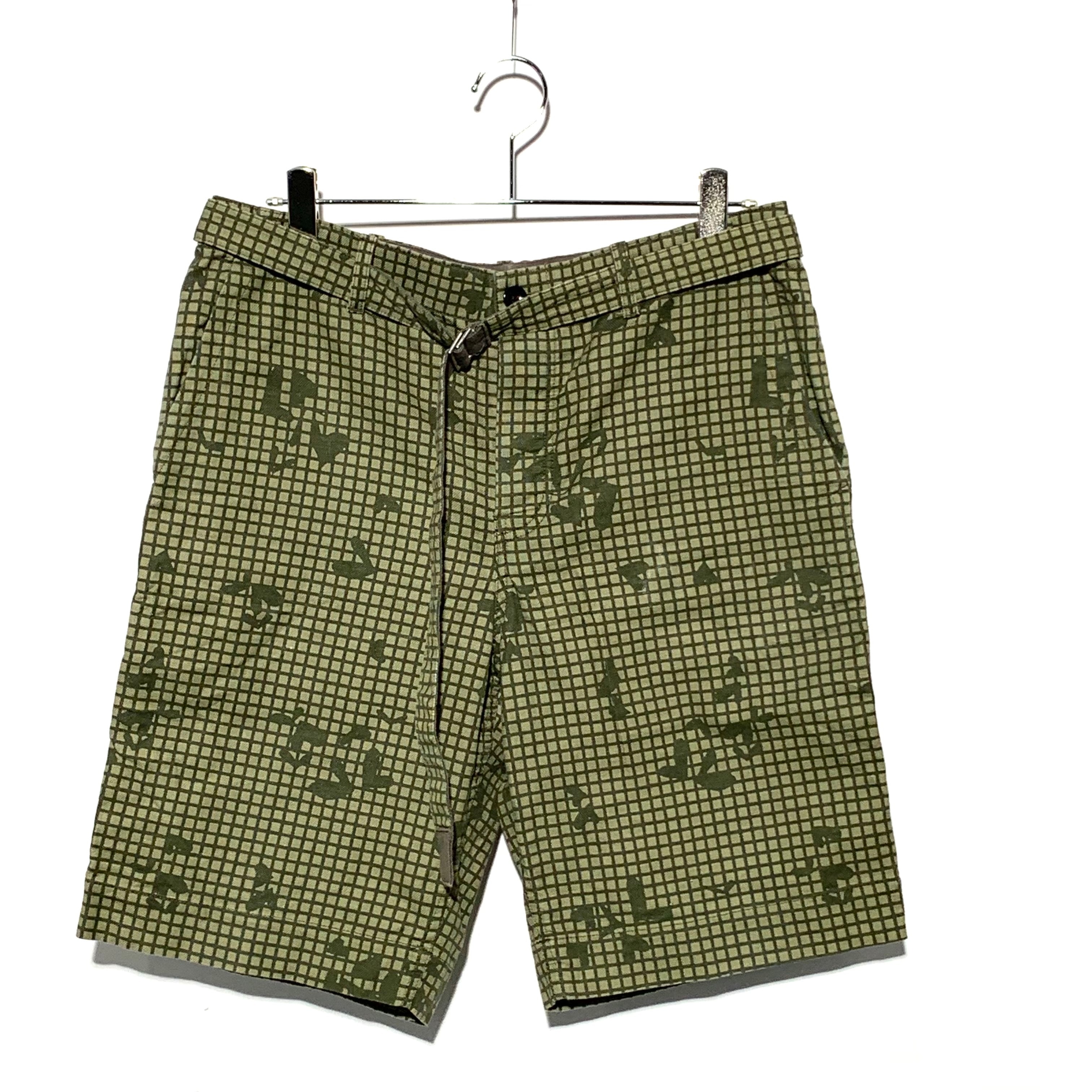 sacai 18SS Sideline Belted Shorts Olive