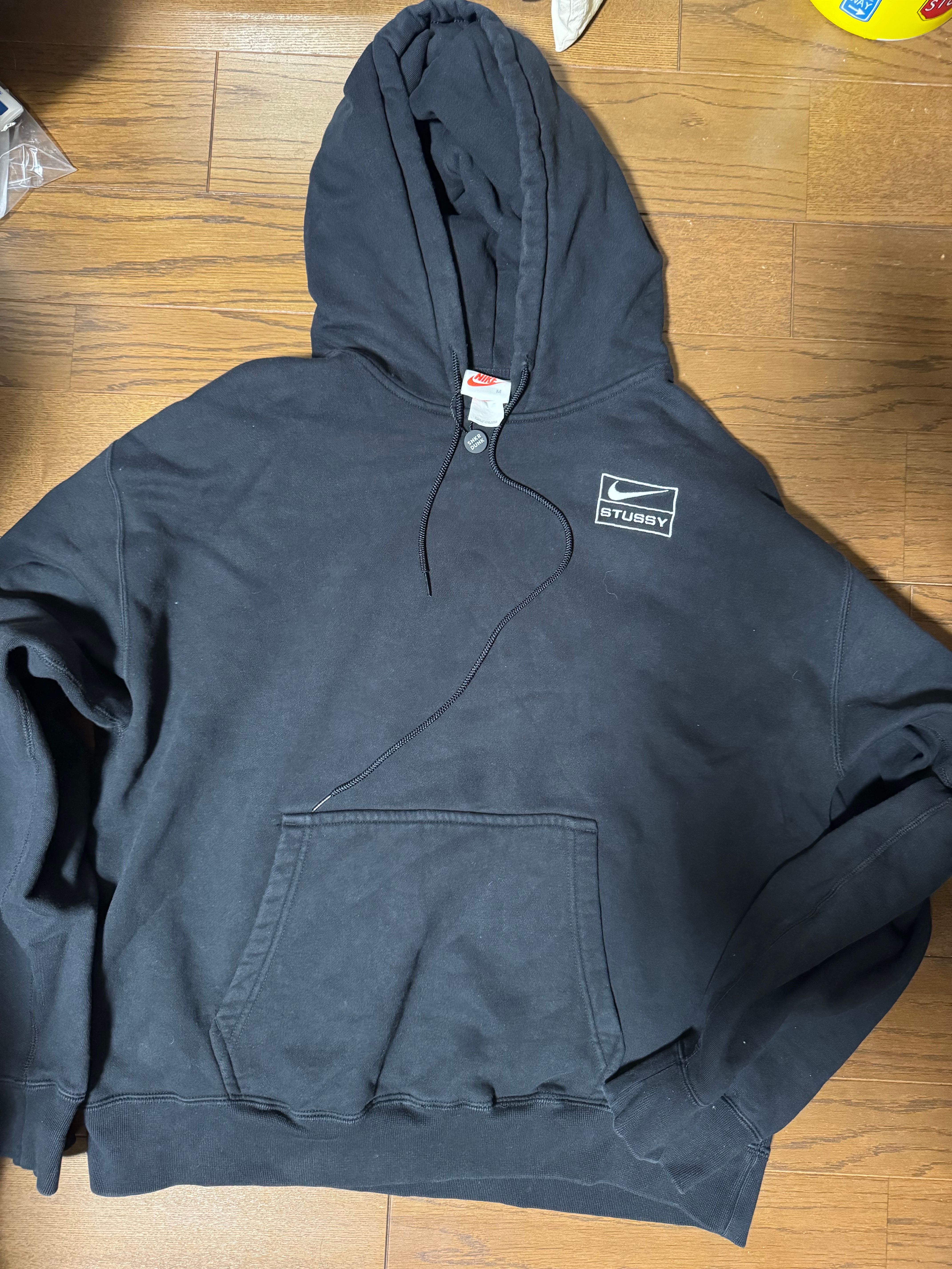 Stussy × Nike NRG Washed Hoodie (US Size) "Black" DN4028-010