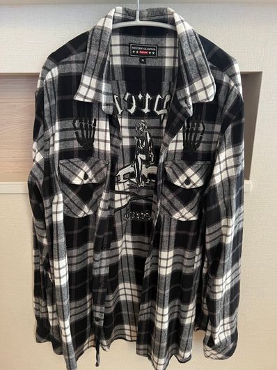 Supreme x HYSTERIC GLAMOUR Plaid Flannel Shirt "Black"