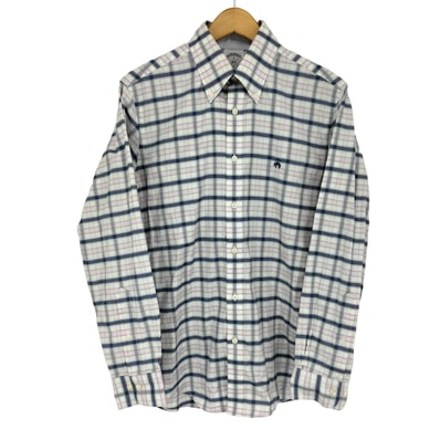 1818 REGENT FIT ロゴ刺繍 チェック ボタンダウンシャツ【1141964764184】