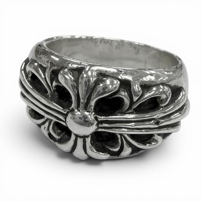 Chrome Hearts Floral Cross Ring "Silver"