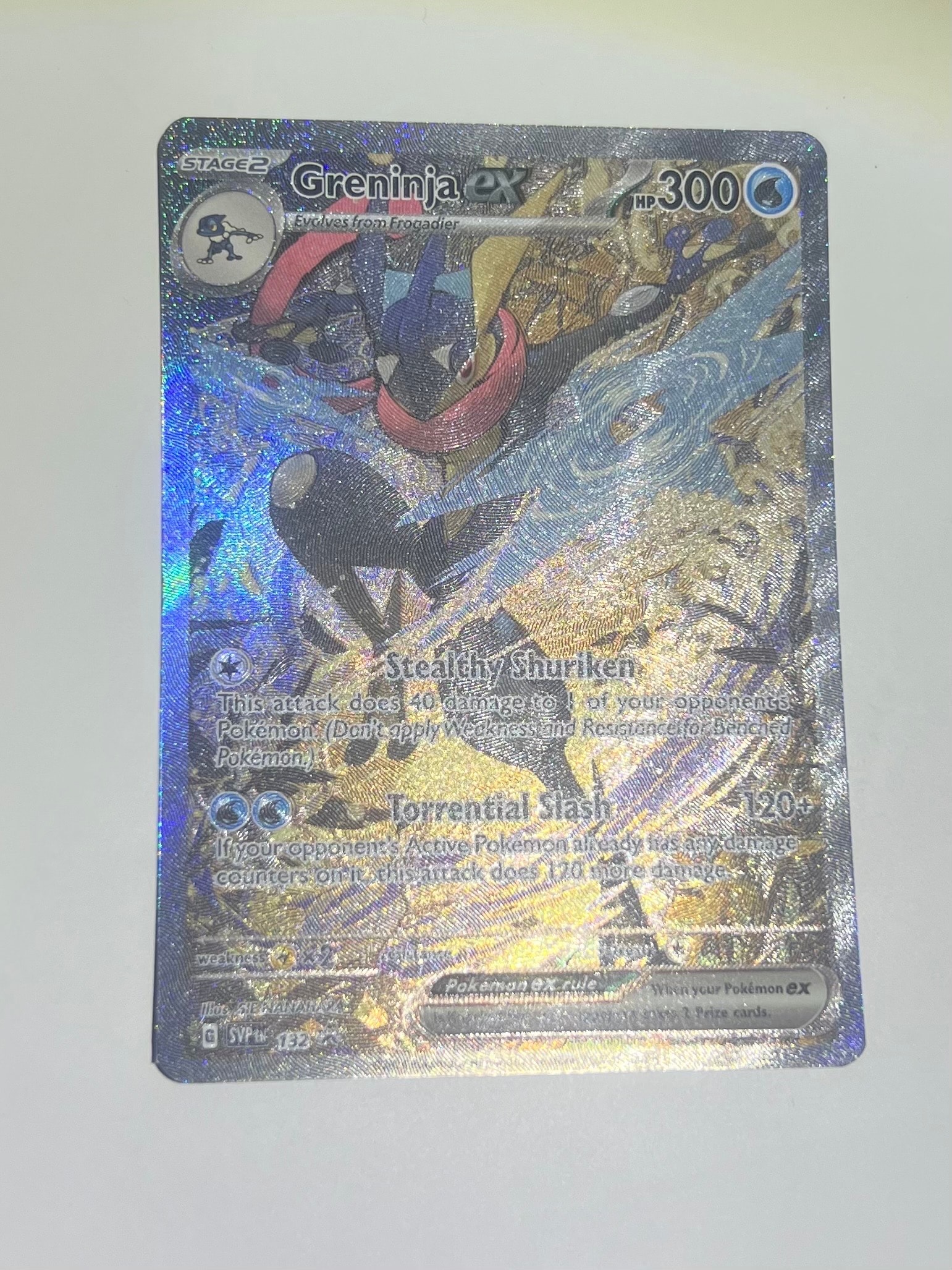 ゲッコウガex P [SVP EN 132]【英語版】(スカーレット&バイオレット「シュラウデッドフェイブル ゲッコウガex スペシャルイラストレーション コレクション」)
