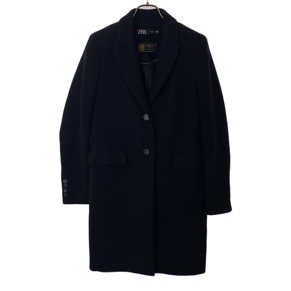 ZARA ザラ チェスターコート XS ブラック