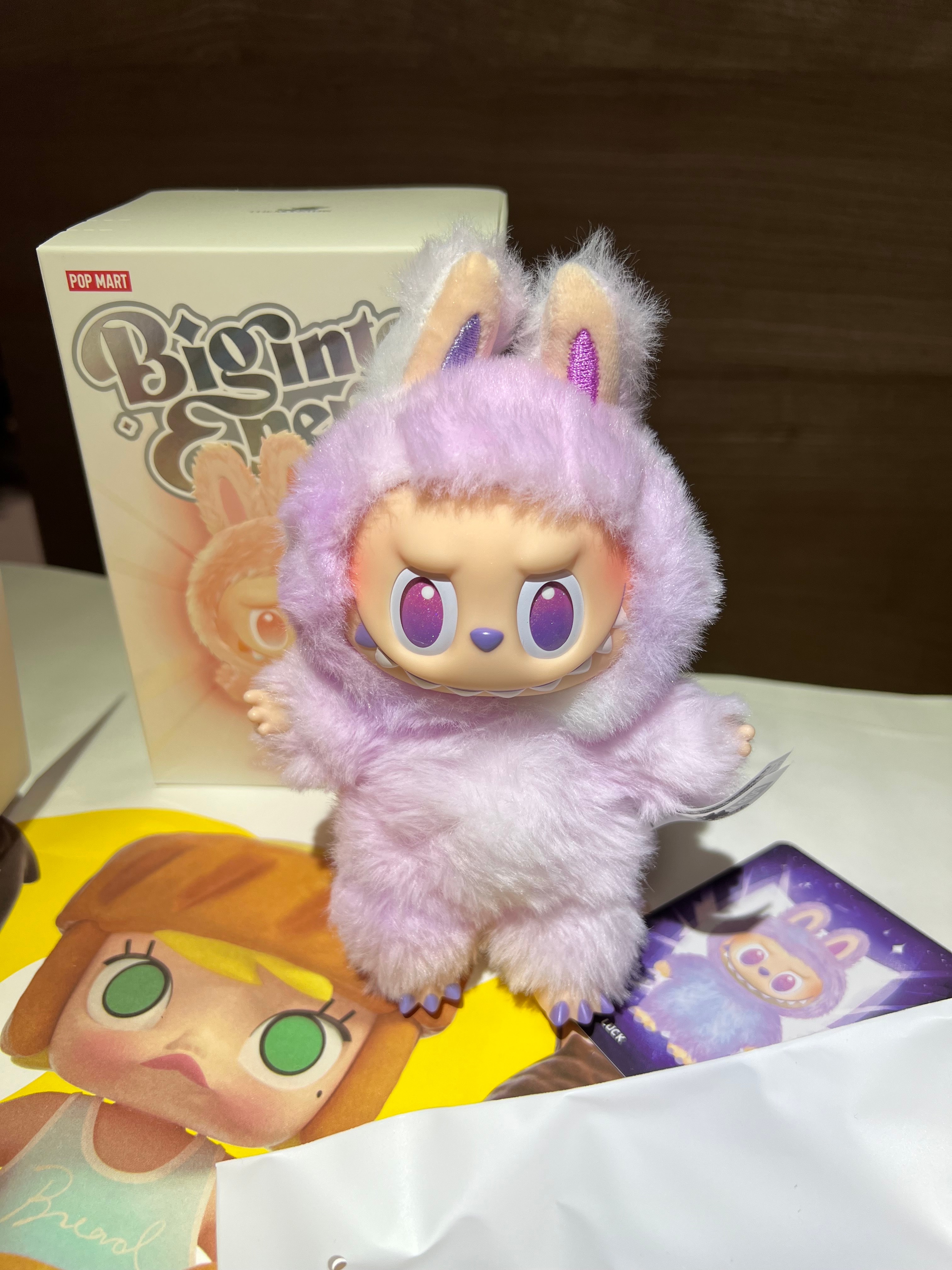 POP MART THE MONSTERS (LABUBU) Big into Energy Series Plush Pendant LUCK