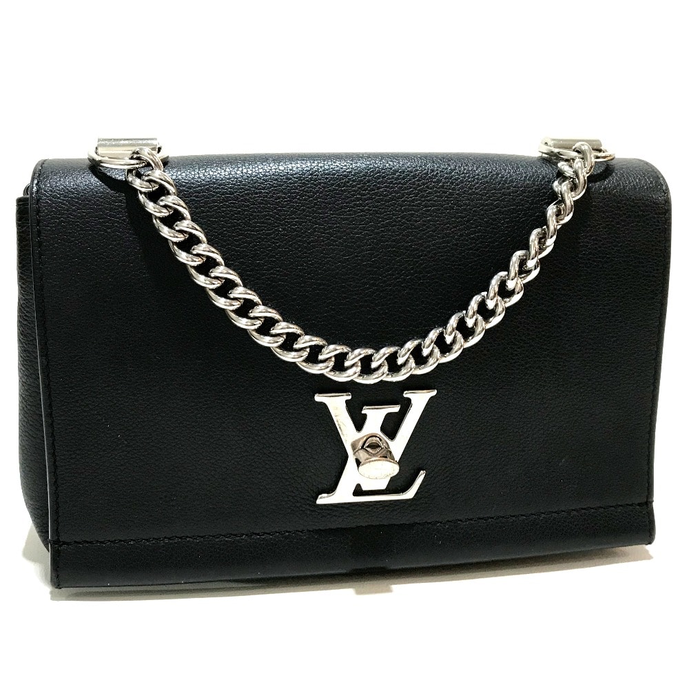 ルイヴィトン LOUIS VUITTON ロックミー BB M51200 チェーン カバン バッグ ハンドバッグ トリヨンレザー ノワール ブラック