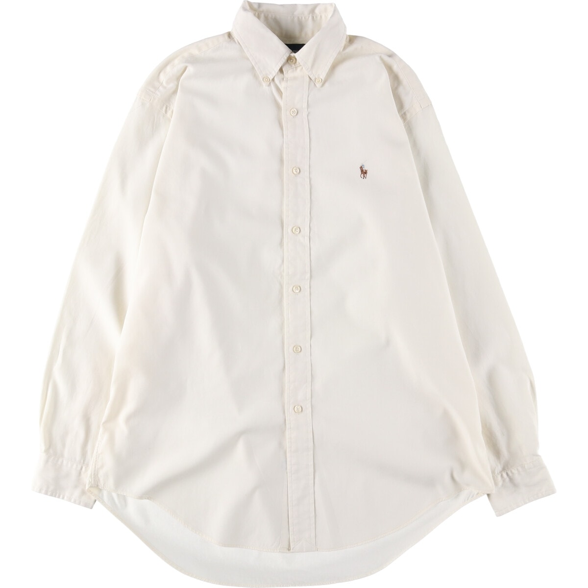 古着 ラルフローレン Ralph Lauren YARMOUTH 長袖 ボタンダウンシャツ メンズM相当/eaa531280