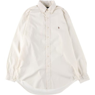 古着 ラルフローレン Ralph Lauren YARMOUTH 長袖 ボタンダウンシャツ メンズM相当/eaa531280