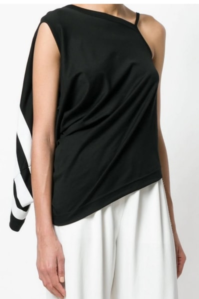 y-3 ブラウス アシンメトリーブラウス タンクトップ Tシャツ