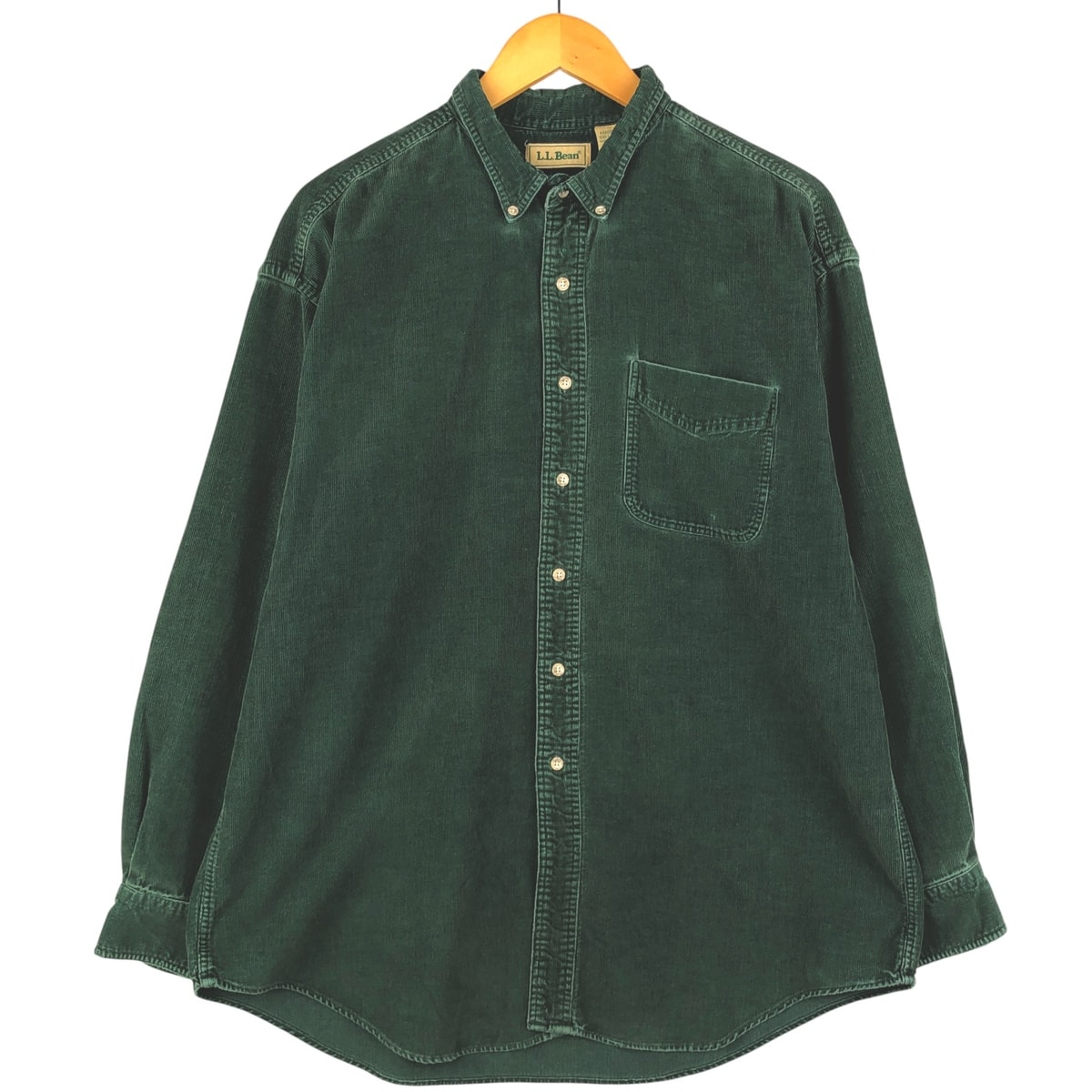 古着 90~00年代 エルエルビーン L.L.Bean 長袖 ボタンダウン コーデュロイシャツ メンズM相当 ヴィンテージ/eaa592331