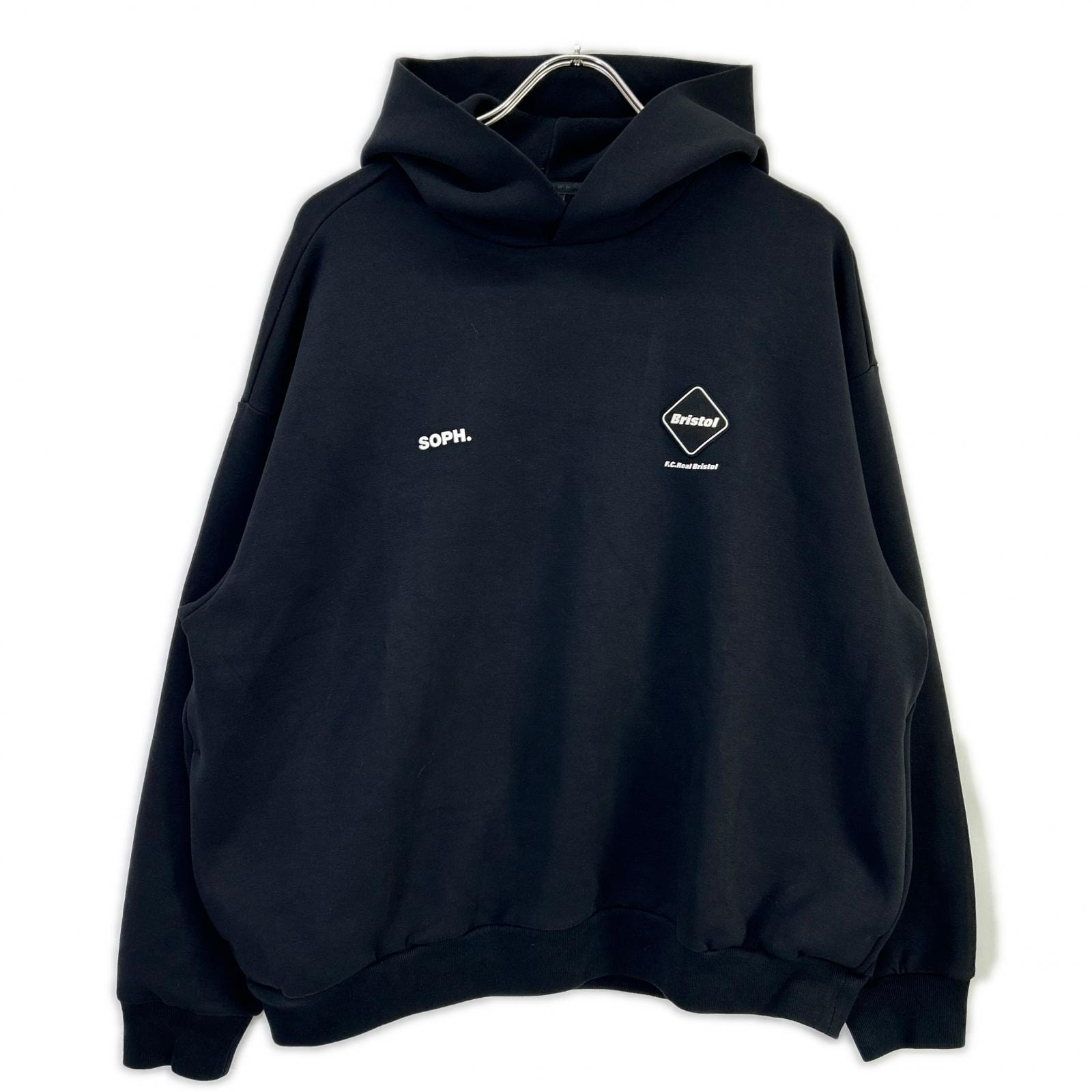 エフシーリアルブリストル FCRB-240039 ブラック TECH SWEAT TEAM BAGGY HOODIE M