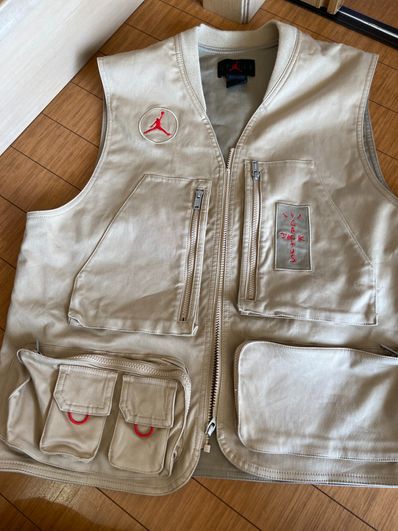 Air Jordan x Travis Cactus Jack Utility Vest "Khaki Desert"