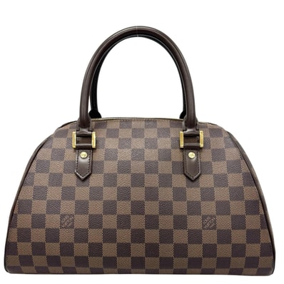 美品 LOUIS VUITTON ルイ・ヴィトン ダミエ リベラ MM N41434 ハンドバッグ ダミエキャンバス ブラウン レディース【中古】